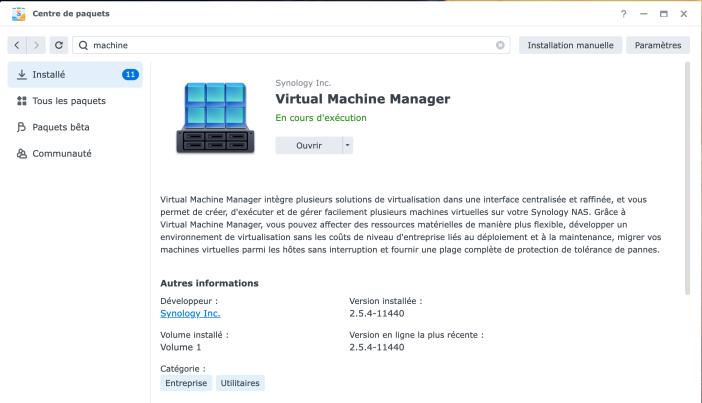 Tuto: installer Jeedom sur Synology avec Virtual Machine Manager sous DSM 7 1 jeedom synology dsm7 2