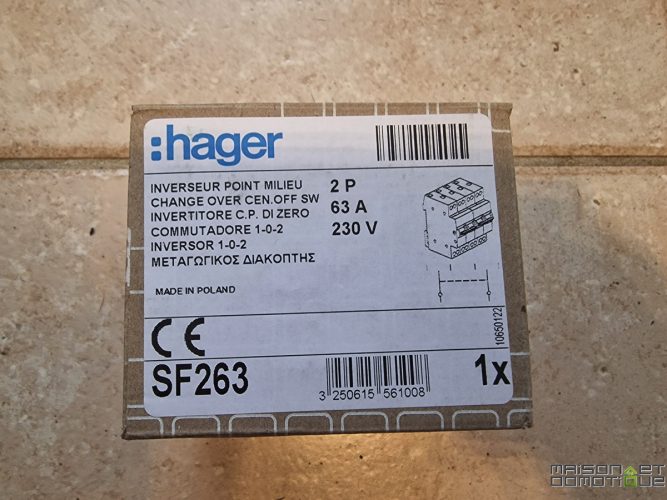 Comment installer un inverseur de source, pour alimenter facilement son logement par batterie ou groupe électrogène ? 1 installation inverseur de source 1