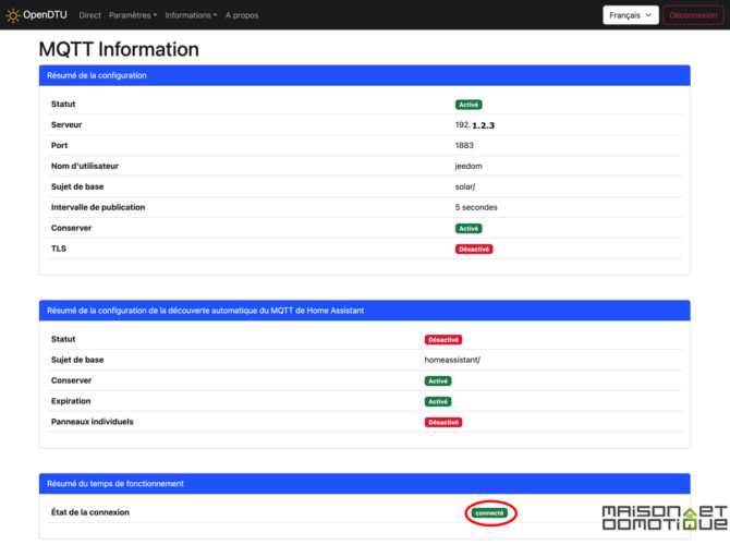 OpenDTU: Jeedom の MQTT 経由で Sunology / Beem Energy の太陽光発電量を追跡します 20 opendtu mqtt jeedom 15