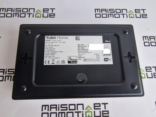 Yubii Home:结合Fibaro和Nice的家庭自动化盒子的测试 5 test bbox domotique yubii home 7