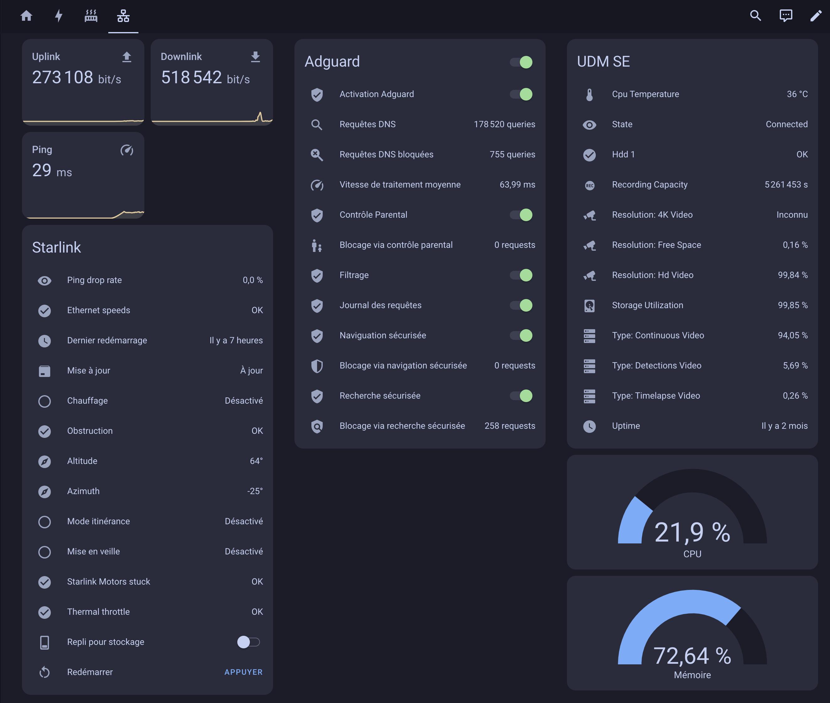 Guide: Intégrer Starlink dans Home Assistant 9 starlink ha 05