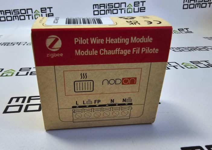 Nodon SIN-4-FP-21 引导线模块的测试:通过消耗监控控制 ZigBee 中的电散热器! 1 test micro module fil pilote nodon 8