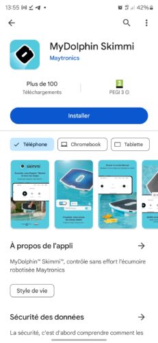 メイトロニクスのドルフィン・スキミをテスト:プールの表面を自分で掃除するソーラーロボット! 12 screenshot 20240530 135500 google play store
