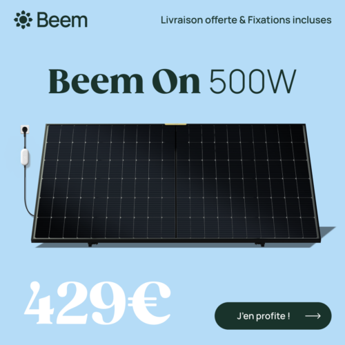 Beem On 500 Wc : une puissance solaire impressionnante pour 399€ seulement !⚡🌞 2 1 bo 500w carre